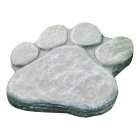 Outdoor Resin Pawprint Remembrance Tombstone With 4x3 Inch Personalized Picture Frame Pet Memorial Gifts