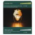 Outdoor Retro LED Camping Lights 3 Levels Stepless Dimming Type c Charging Hanging Tent Light For Garden Yard Patio Tree Decoration beige