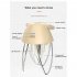 Outdoor Retro LED Camping Lights 3 Levels Stepless Dimming Type c Charging Hanging Tent Light For Garden Yard Patio Tree Decoration beige