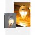 Outdoor Retro LED Camping Lights 3 Levels Stepless Dimming Type c Charging Hanging Tent Light For Garden Yard Patio Tree Decoration beige