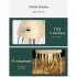 Outdoor Retro LED Camping Lights 3 Levels Stepless Dimming Type c Charging Hanging Tent Light For Garden Yard Patio Tree Decoration beige