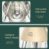 Outdoor Retro LED Camping Lights 3 Levels Stepless Dimming Type c Charging Hanging Tent Light For Garden Yard Patio Tree Decoration beige