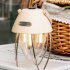 Outdoor Retro LED Camping Lights 3 Levels Stepless Dimming Type c Charging Hanging Tent Light For Garden Yard Patio Tree Decoration beige