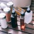 Outdoor Seasoning Spices Bottle Set Portable Camping Picnic Storage Bag with 1 handbag   6 pots