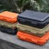 Outdoor Shockproof Waterproof Boxes Survival Airtight Case Holder For Storage Matches Small Tools Travel Sealed Containers black