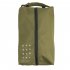 Outdoor Shoe Bags Waterproof Shoe Storage Organizer With Handle Shoe Pouch With Zipper For Women Men Outdoor Traveling Camping Hiking Army green small