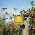 Outdoor Solar Bird Repellent High Volume High Brightness Alarm Security Siren For Villa Farm Yard Garden N911R red shell