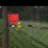 Outdoor Solar Bird Repellent High Volume High Brightness Alarm Security Siren For Villa Farm Yard Garden N911R red shell