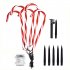 Outdoor Solar Christmas Led Candy Cane Lights Ip44 Waterproof Pathway Lamp For Christmas Decoration US plug in