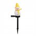 Outdoor Solar Christmas Stake Lights Solar Powered Snowman Waterproof LED Landscape Lighting For Patio Yard Decoration blue
