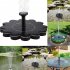 Outdoor Solar Fountain Pump for Pool Garden black