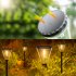Outdoor Solar Garden Landscape Path Lights 3000K IP65 Waterproof 2 Levels Brightness Auto On Off Solar Powered Lawn Lamps For Yard Patio Garden Pathway Porch De
