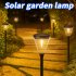 Outdoor Solar Garden Landscape Path Lights 3000K IP65 Waterproof 2 Levels Brightness Auto On Off Solar Powered Lawn Lamps For Yard Patio Garden Pathway Porch De