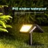 Outdoor Solar Ground Light Home Intelligent Light Sensing Waterproof Ground Plug Lights For Garden Lawn white color light