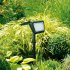 Outdoor Solar Ground Light Home Intelligent Light Sensing Waterproof Ground Plug Lights For Garden Lawn white color light