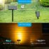 Outdoor Solar Ground Light Home Intelligent Light Sensing Waterproof Ground Plug Lights For Garden Lawn white color light