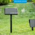 Outdoor Solar Ground Light Home Intelligent Light Sensing Waterproof Ground Plug Lights For Garden Lawn white color light