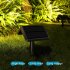 Outdoor Solar Ground Light Home Intelligent Light Sensing Waterproof Ground Plug Lights For Garden Lawn white color light
