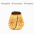 Outdoor Solar Hanging Lanterns With Handle Warm Light 3000K IP44 Waterproof For Wedding Yard Garden Farmhouse Solar USB