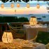 Outdoor Solar Hanging Lanterns With Handle Warm Light 3000K IP44 Waterproof For Wedding Yard Garden Farmhouse Solar USB