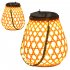 Outdoor Solar Hanging Lanterns With Handle Warm Light 3000K IP44 Waterproof For Wedding Yard Garden Farmhouse Solar USB