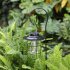 Outdoor Solar Lantern Lamp IP44 Waterproof Vintage Metal Solar Lights With Tungsten Bulb For Patio Garden Decor Bronze A