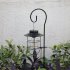 Outdoor Solar Lantern Lamp IP44 Waterproof Vintage Metal Solar Lights With Tungsten Bulb For Patio Garden Decor Bronze A