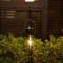 Outdoor Solar Lantern Lamp IP44 Waterproof Vintage Metal Solar Lights With Tungsten Bulb For Patio Garden Decor Bronze A