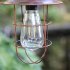 Outdoor Solar Lantern Lamp IP44 Waterproof Vintage Metal Solar Lights With Tungsten Bulb For Patio Garden Decor Bronze A