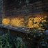 Outdoor Solar Lantern Lights Waterproof  3000K High Brightness Hanging Imitation Bamboo Weaving Hollowed Table Lamp  Decoration For Garden Patio Boho Wedding wa