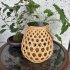Outdoor Solar Lantern Lights Waterproof  3000K High Brightness Hanging Imitation Bamboo Weaving Hollowed Table Lamp  Decoration For Garden Patio Boho Wedding wa