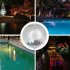 Outdoor Solar Led Floating Light Garden Pond Pool Lamp Rotating Rgb Color Changing Light For Indoor Outdoor Activity colorful changing light
