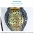 Outdoor Solar Led Garden Lamp Hollow Hot Air Balloon Lanterns Landscape Buried Lamps Golden