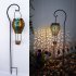 Outdoor Solar Led Garden Lamp Hollow Hot Air Balloon Lanterns Landscape Buried Lamps Golden