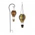 Outdoor Solar Led Garden Lamp Hollow Hot Air Balloon Lanterns Landscape Buried Lamps Golden