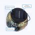 Outdoor Solar Led Garden Lamp Hollow Hot Air Balloon Lanterns Landscape Buried Lamps Blue