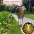 Outdoor Solar Led Garden Lamp Hollow Hot Air Balloon Lanterns Landscape Buried Lamps Golden