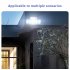 Outdoor Solar Lights 300led Motion Sensor 5 Heads LED Flood Lights with RC Waterproof Solar Security Lights B 05