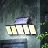 Outdoor Solar Lights 300led Motion Sensor 5 Heads LED Flood Lights with RC Waterproof Solar Security Lights B 05