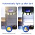Outdoor Solar Lights 300led Motion Sensor 5 Heads LED Flood Lights with RC Waterproof Solar Security Lights B 05