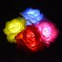 Outdoor Solar Lights  Rose Flower Solar Powered LED Stake Light  Landscape Decorative Night Light for for Yard Garden Pathway Bright red