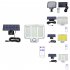 Outdoor Solar Lights With 1200mAh Battery 3 Lighting Modes IP65 Waterproof Sensitive PIR CDS Sensors Fast Charging Motion Sensor Wall Lamp 108LED with remote co