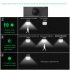 Outdoor Solar Lights With 1200mAh Battery 3 Lighting Modes IP65 Waterproof Sensitive PIR CDS Sensors Fast Charging Motion Sensor Wall Lamp 108LED with remote co