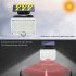 Outdoor Solar Lights With 1200mAh Battery 3 Lighting Modes IP65 Waterproof Sensitive PIR CDS Sensors Fast Charging Motion Sensor Wall Lamp 108LED with remote co