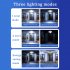 Outdoor Solar Lights with Remote Control 3 Lighting Modes IP65 Waterproof Motion Sensor Wall Light 4 Heads in One 306led