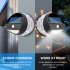 Outdoor Solar Wall Lamp Waterproof Induction Flame Light Torch Light For Garden Lawn Courtyard Decoration wall lamp