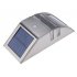 Outdoor Solar powered LED Security Light has a motion sensor and wall mount for lighting up your pathways and patios at night bringing extra security and safety