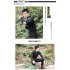 Outdoor Sports Men Military Camouflage Hunting Clothing Soldiers Combat Tactical T Shirt Long Sleeve Frog T Shirts Black python pattern L