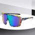 Outdoor Sports Sunglasses Uv Protection Square Frame Safety Cycling Sunglasses Eyewear For Men Women gray lens