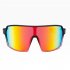 Outdoor Sports Sunglasses Uv Protection Square Frame Safety Cycling Sunglasses Eyewear For Men Women gray lens